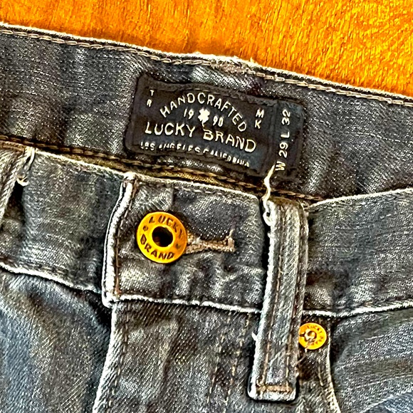 Lucky brand jeans size 29 w 32 L - Picture 8 of 8